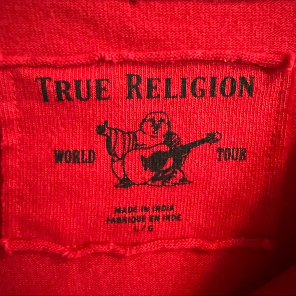 True Religion Men’s Red Varsity Crew Shirt